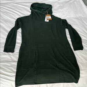 Green Hooded Dress by Toad & Co. (Title9)